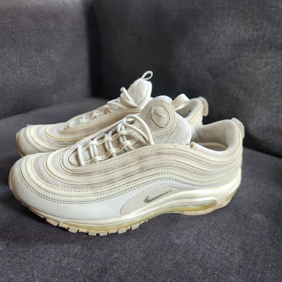 NIKE Air Max 97 Pure Platinum Running Shoes - Womens Size 8.5 - Picture 3 of 9